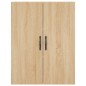 vidaXL Aparador alto madera contrachapada color roble 69,5x34x180 cm vidaXL Aparador alto madera contrachapada color roble 69,5x34x180 cm