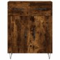 vidaXL Aparador alto madera contrachapada roble ahumado 69,5x34x180 cm vidaXL Aparador alto madera contrachapada roble ahumado 69,5x34x180 cm