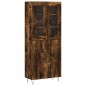 vidaXL Aparador alto madera contrachapada roble ahumado 69,5x34x180 cm vidaXL Aparador alto madera contrachapada roble ahumado 69,5x34x180 cm