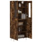 vidaXL Aparador alto madera contrachapada roble ahumado 69,5x34x180 cm vidaXL Aparador alto madera contrachapada roble ahumado 69,5x34x180 cm