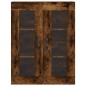 vidaXL Aparador alto madera contrachapada roble ahumado 69,5x34x180 cm vidaXL Aparador alto madera contrachapada roble ahumado 69,5x34x180 cm