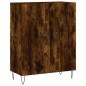 vidaXL Aparador alto madera contrachapada roble ahumado 69,5x34x180 cm vidaXL Aparador alto madera contrachapada roble ahumado 69,5x34x180 cm