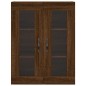vidaXL Aparador alto madera contrachapada marrón roble 69,5x34x180 cm vidaXL Aparador alto madera contrachapada marrón roble 69,5x34x180 cm