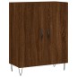 vidaXL Aparador alto madera contrachapada marrón roble 69,5x34x180 cm vidaXL Aparador alto madera contrachapada marrón roble 69,5x34x180 cm