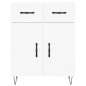 vidaXL Aparador alto madera contrachapada blanco 69,5x34x180 cm vidaXL Aparador alto madera contrachapada blanco 69,5x34x180 cm