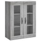 vidaXL Aparador alto madera contrachapada gris sonoma 69,5x34x180 cm vidaXL Aparador alto madera contrachapada gris sonoma 69,5x34x180 cm