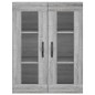 vidaXL Aparador alto madera contrachapada gris sonoma 69,5x34x180 cm vidaXL Aparador alto madera contrachapada gris sonoma 69,5x34x180 cm