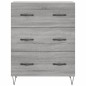 vidaXL Aparador alto madera contrachapada gris sonoma 69,5x34x180 cm vidaXL Aparador alto madera contrachapada gris sonoma 69,5x34x180 cm