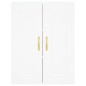 vidaXL Aparador alto madera contrachapada blanco 69,5x34x180 cm vidaXL Aparador alto madera contrachapada blanco 69,5x34x180 cm