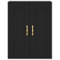 vidaXL Aparador alto madera contrachapada negro 69,5x34x180 cm vidaXL Aparador alto madera contrachapada negro 69,5x34x180 cm
