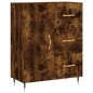 vidaXL Aparador alto madera contrachapada roble ahumado 69,5x34x180 cm vidaXL Aparador alto madera contrachapada roble ahumado 69,5x34x180 cm
