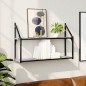 vidaXL Estantería de pared madera ingeniería gris Sonoma 80x21x51 cm vidaXL Estantería de pared madera ingeniería gris Sonoma 80x21x51 cm