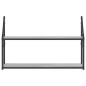 vidaXL Estantería de pared madera ingeniería gris Sonoma 80x21x51 cm vidaXL Estantería de pared madera ingeniería gris Sonoma 80x21x51 cm
