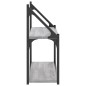 vidaXL Estantería de pared madera ingeniería gris Sonoma 80x21x51 cm vidaXL Estantería de pared madera ingeniería gris Sonoma 80x21x51 cm