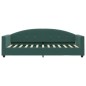 vidaXL Sofá cama con colchón terciopelo verde oscuro 80x200 cm vidaXL Sofá cama con colchón terciopelo verde oscuro 80x200 cm