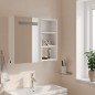 vidaXL Mueble de baño con espejo y luz LED blanco 60x13x52 cm vidaXL Mueble de baño con espejo y luz LED blanco 60x13x52 cm