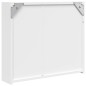 vidaXL Mueble de baño con espejo y luz LED blanco 60x13x52 cm vidaXL Mueble de baño con espejo y luz LED blanco 60x13x52 cm