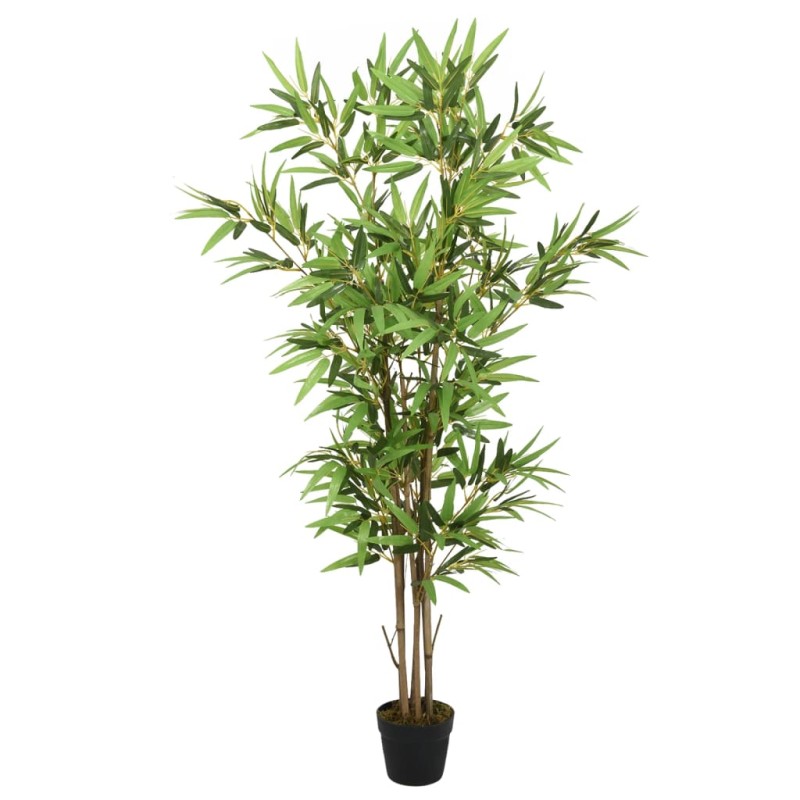 vidaXL Árbol de bambú artificial con 552 hojas verde 120 cm vidaXL Árbol de bambú artificial con 552 hojas verde 120 cm