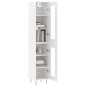 vidaXL Aparador alto madera contrachapada blanco 34,5x34x180 cm vidaXL Aparador alto madera contrachapada blanco 34,5x34x180 cm