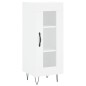 vidaXL Aparador alto madera contrachapada blanco 34,5x34x180 cm vidaXL Aparador alto madera contrachapada blanco 34,5x34x180 cm