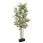 vidaXL Árbol de bambú artificial con 368 hojas verde 80 cm