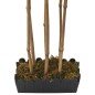 vidaXL Árbol de bambú artificial con 368 hojas verde 80 cm