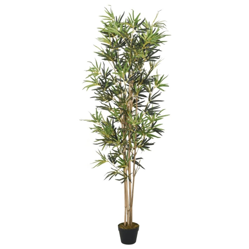 vidaXL Árbol de bambú artificial con 1104 hojas verde 180 cm vidaXL Árbol de bambú artificial con 1104 hojas verde 180 cm