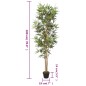 vidaXL Árbol de bambú artificial con 1104 hojas verde 180 cm vidaXL Árbol de bambú artificial con 1104 hojas verde 180 cm