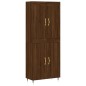 vidaXL Aparador alto madera contrachapada marrón roble 69,5x34x180 cm vidaXL Aparador alto madera contrachapada marrón roble 69,5x34x180 cm