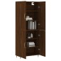 vidaXL Aparador alto madera contrachapada marrón roble 69,5x34x180 cm vidaXL Aparador alto madera contrachapada marrón roble 69,5x34x180 cm