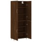vidaXL Aparador alto madera contrachapada marrón roble 69,5x34x180 cm vidaXL Aparador alto madera contrachapada marrón roble 69,5x34x180 cm