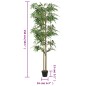 vidaXL Árbol de bambú artificial con 988 hojas verde 150 cm vidaXL Árbol de bambú artificial con 988 hojas verde 150 cm