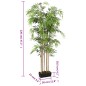 vidaXL Árbol de bambú artificial con 730 hojas verde 120 cm vidaXL Árbol de bambú artificial con 730 hojas verde 120 cm