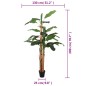 vidaXL Árbol de plátano artificial 22 hojas verde 200 cm vidaXL Árbol de plátano artificial 22 hojas verde 200 cm