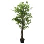 vidaXL Ficus artificial con 378 hojas verde 80 cm vidaXL Ficus artificial con 378 hojas verde 80 cm