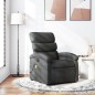 vidaXL Sillón de masaje reclinable de tela gris oscuro vidaXL Sillón de masaje reclinable de tela gris oscuro
