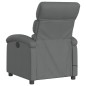 vidaXL Sillón de masaje reclinable de tela gris oscuro vidaXL Sillón de masaje reclinable de tela gris oscuro