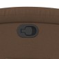 vidaXL Sillón reclinable de tela marrón vidaXL Sillón reclinable de tela marrón
