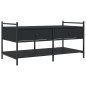 vidaXL Mesa de centro madera de ingeniería negro 99x50x50 cm vidaXL Mesa de centro madera de ingeniería negro 99x50x50 cm