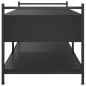vidaXL Mesa de centro madera de ingeniería negro 99x50x50 cm vidaXL Mesa de centro madera de ingeniería negro 99x50x50 cm