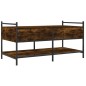vidaXL Mesa de centro madera de ingeniería roble ahumado 99x50x50 cm vidaXL Mesa de centro madera de ingeniería roble ahumado 99x50x50 cm