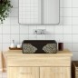 vidaXL Lavabo sobre encimera rectangular cerámica negro 46x35,5x13 cm vidaXL Lavabo sobre encimera rectangular cerámica negro 46x35,5x13 cm