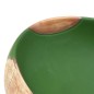 vidaXL Lavabo sobre encimera ovalado cerámica verde marrón 59x40x15 cm vidaXL Lavabo sobre encimera ovalado cerámica verde marrón 59x40x15 cm