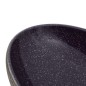 vidaXL Lavabo sobre encimera ovalado cerámica morado gris 59x40x14 cm vidaXL Lavabo sobre encimera ovalado cerámica morado gris 59x40x14 cm