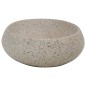 vidaXL Lavabo sobre encimera ovalado cerámica arena 59x40x15 cm vidaXL Lavabo sobre encimera ovalado cerámica arena 59x40x15 cm