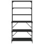 vidaXL Estantería cocina 6 niveles madera ingeniería negro 90x40x180cm vidaXL Estantería cocina 6 niveles madera ingeniería negro 90x40x180cm