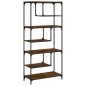 vidaXL Estantería madera de ingeniería roble marrón 81x36x176 cm vidaXL Estantería madera de ingeniería roble marrón 81x36x176 cm