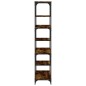 vidaXL Estantería madera de ingeniería roble ahumado 81x36x176 cm vidaXL Estantería madera de ingeniería roble ahumado 81x36x176 cm