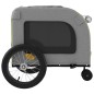 vidaXL Remolque de bicicleta mascotas hierro tela Oxford verde gris vidaXL Remolque de bicicleta mascotas hierro tela Oxford verde gris