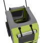 vidaXL Remolque de bicicleta mascotas hierro tela Oxford verde gris vidaXL Remolque de bicicleta mascotas hierro tela Oxford verde gris